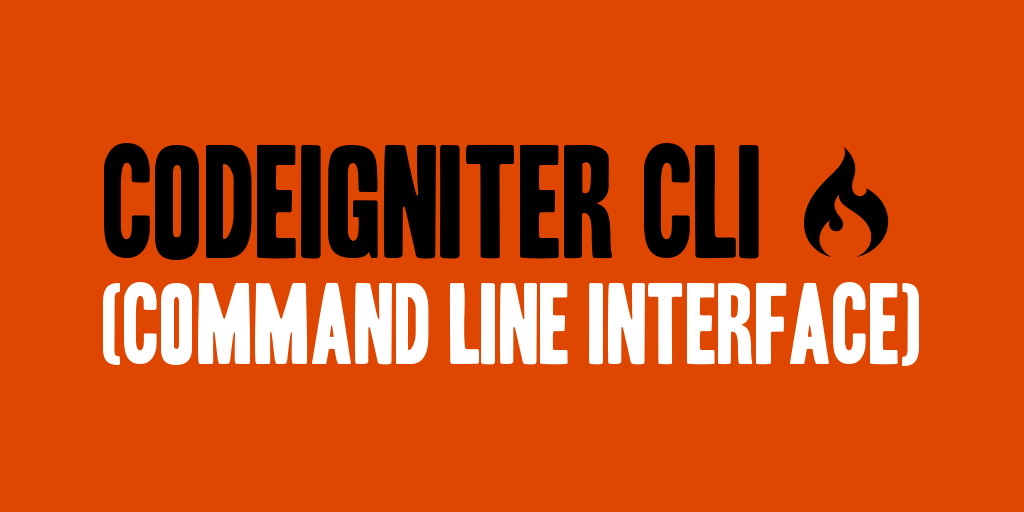 CodeIgniter CLI (Command Line Interface)